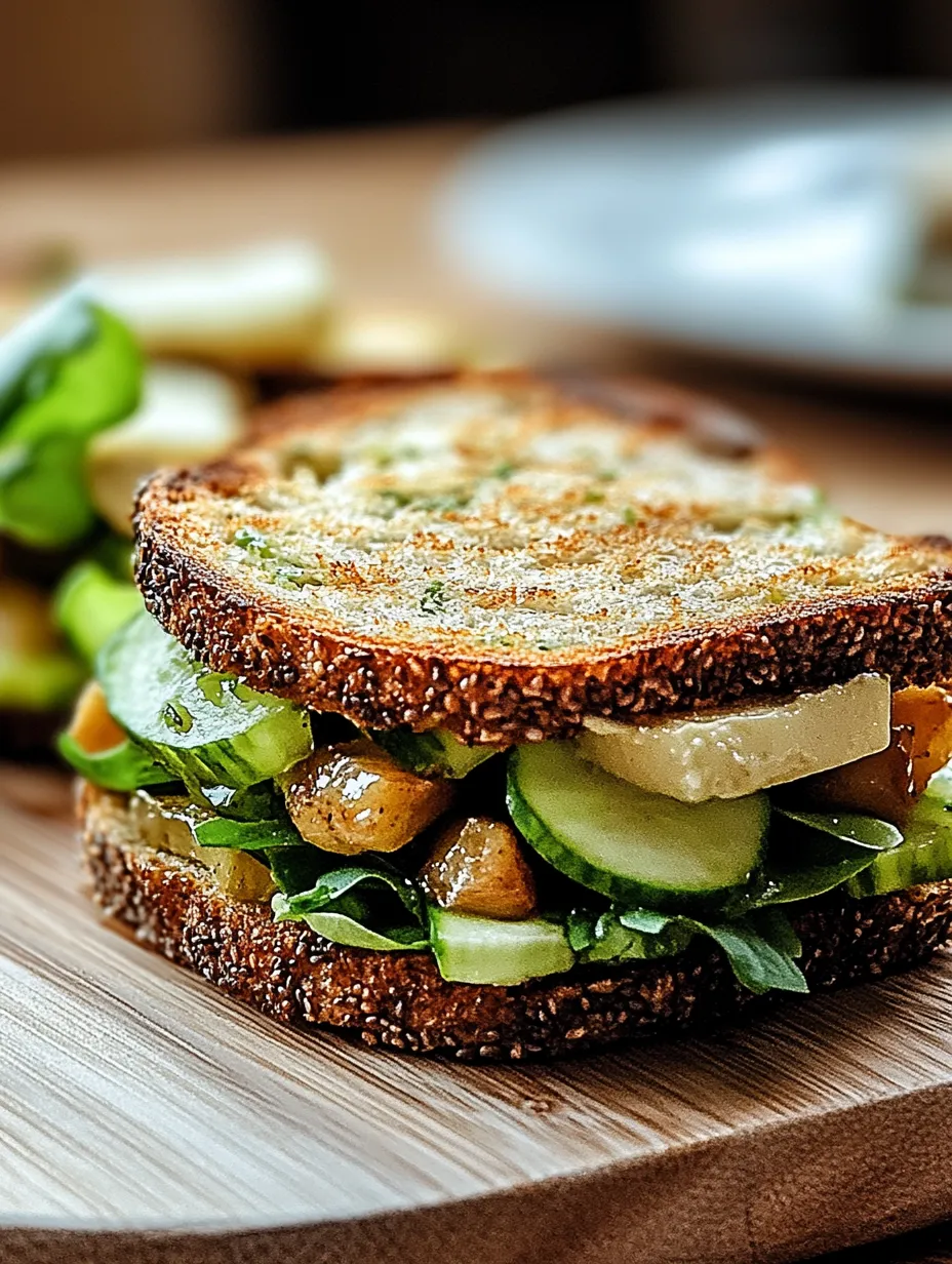 Des petits sandwichs verts