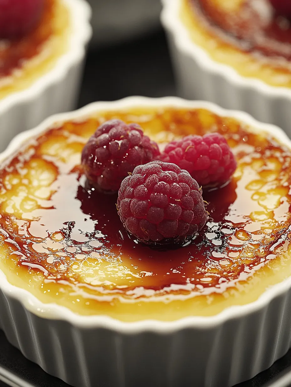 Crème Brûlée Framboise Lavande Maison