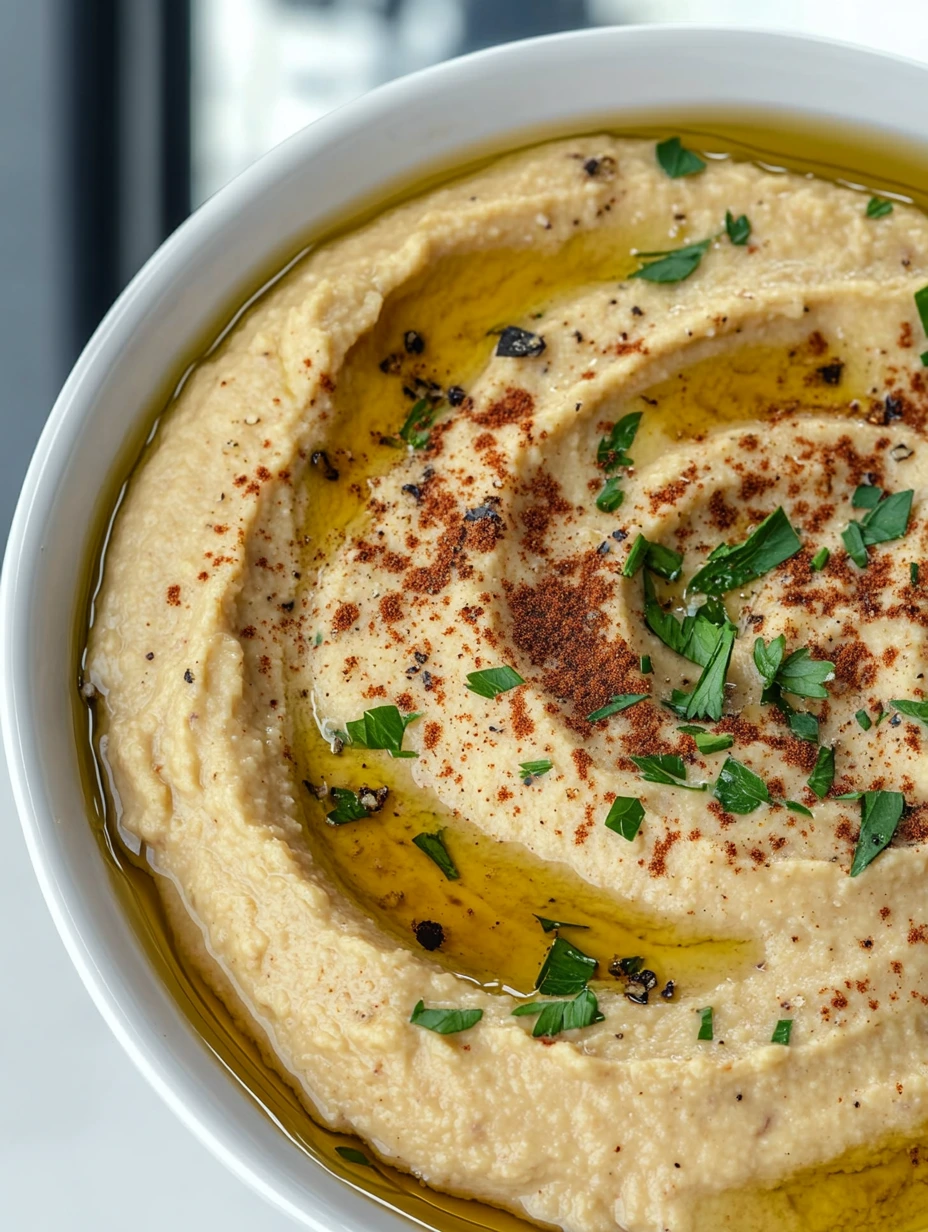 Houmous maison délicieux libanais