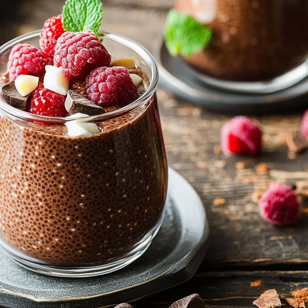 Chocolate chia pudding