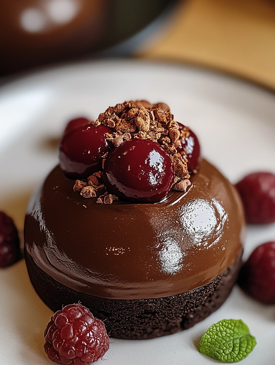 Dôme mousse au chocolat recette