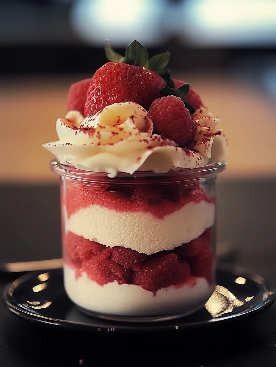 Gâteau à la Fraises Bocal