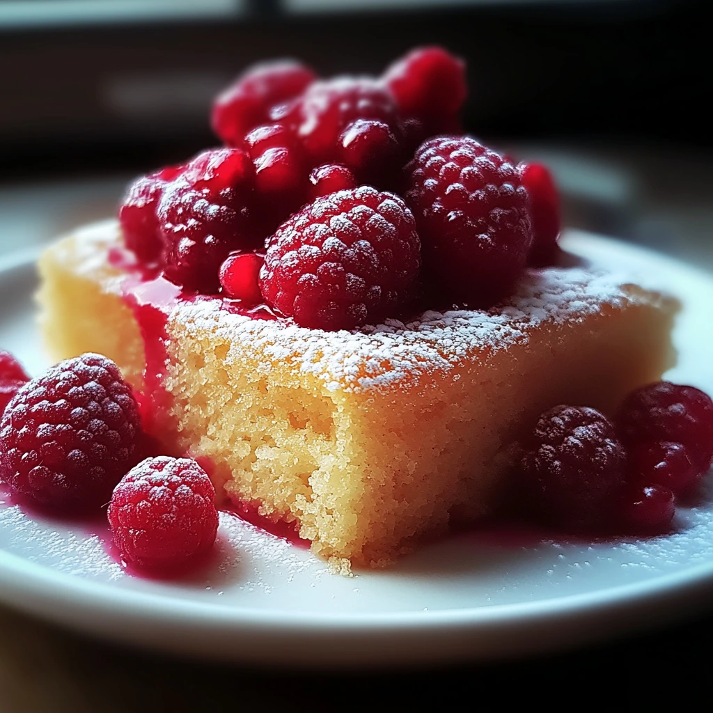 Moelleux aux Framboises