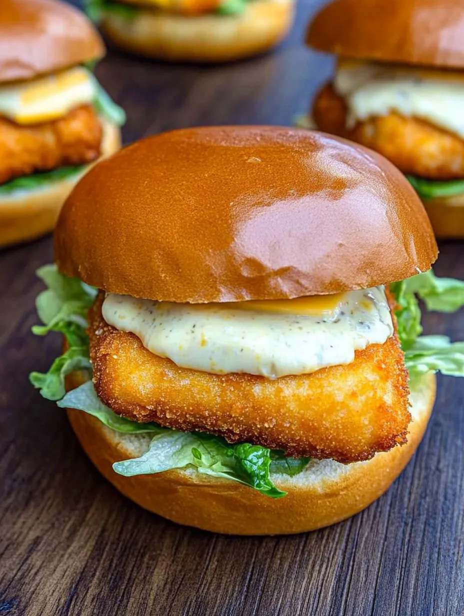 Burger de Poisson Croustillant - Style McDonald's