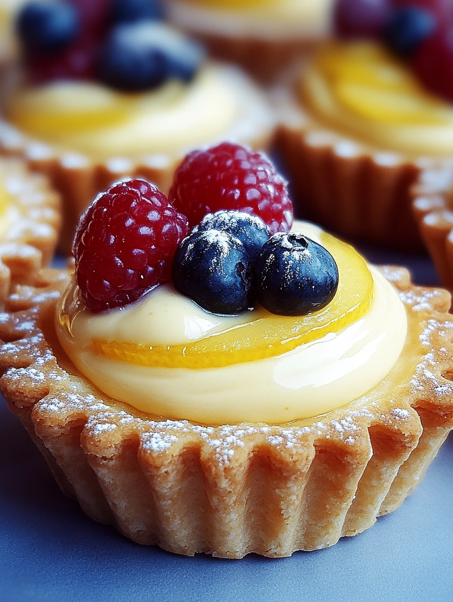 Tartelettes aux Baies avec Crème au Citron