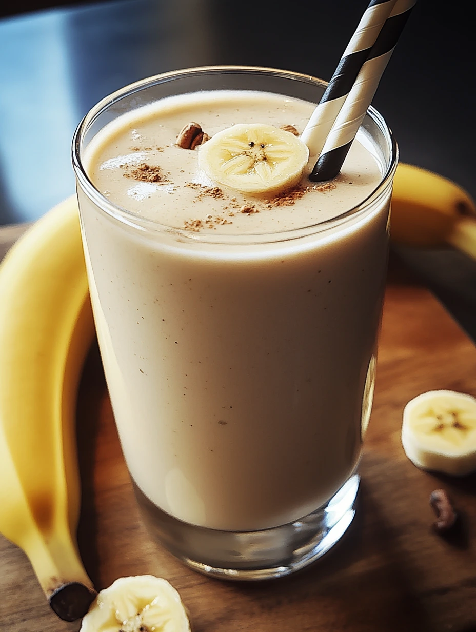 Milkshake à la banane facile à préparer