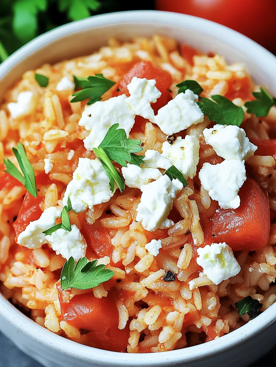 Riz à la tomate façon grecque – Recette originale