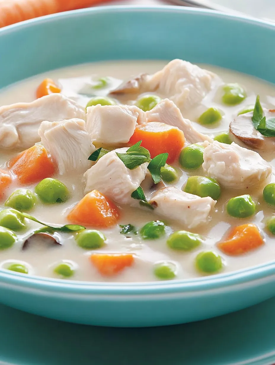 Fricassée de poulet crémeuse – Préparation simple et rapide