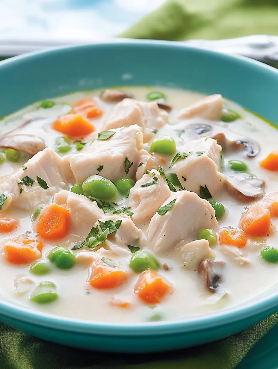 Fricassée de poulet rapide – Classique et délicieuse