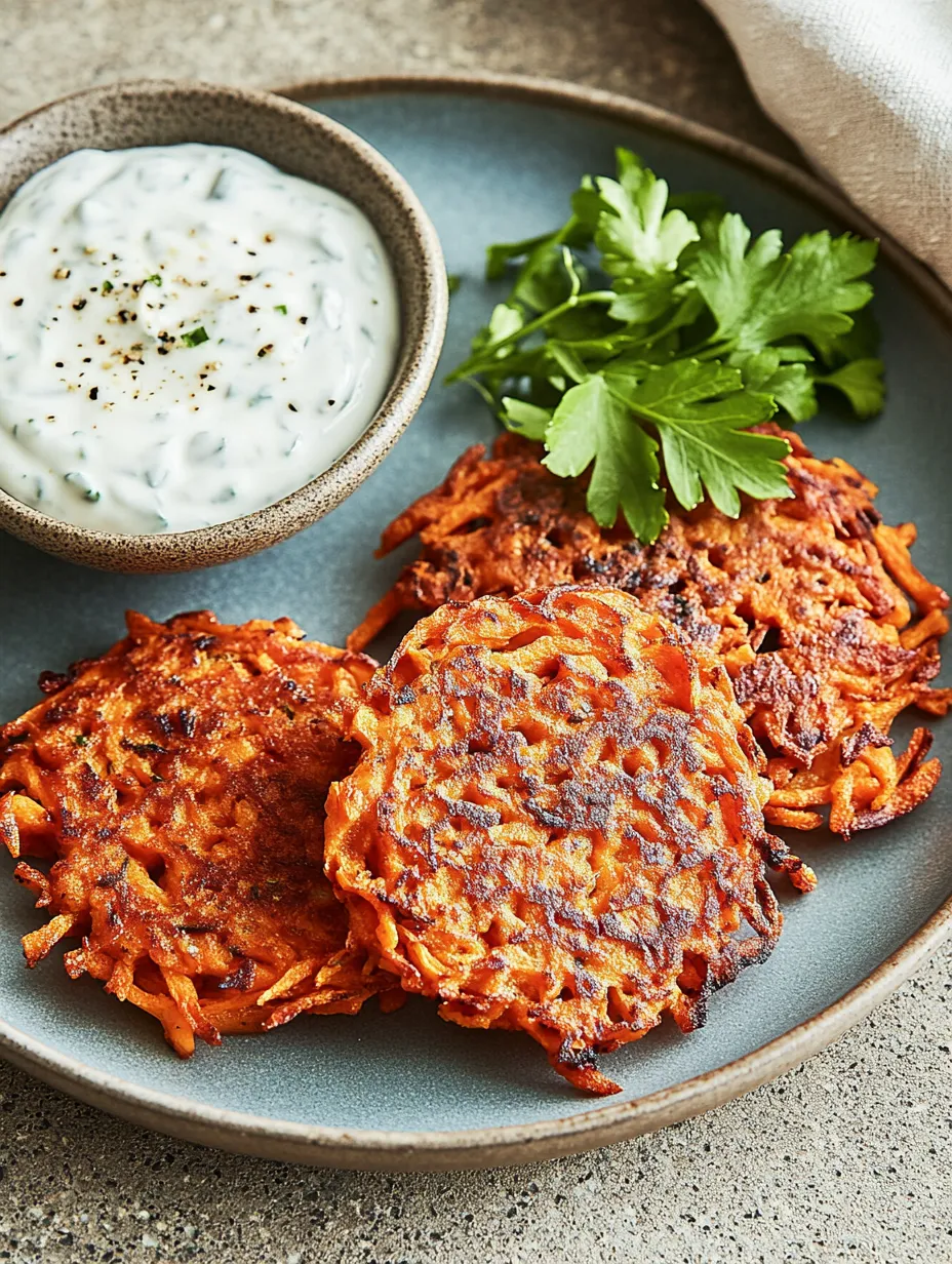 Galettes de patate douce croustillantes – Simples & délicieuses