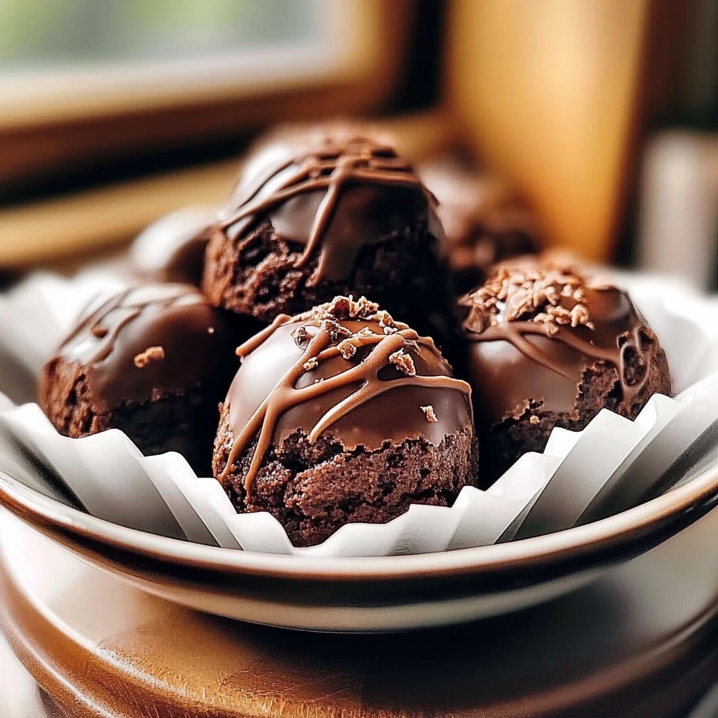 Boules de Brownie Faciles