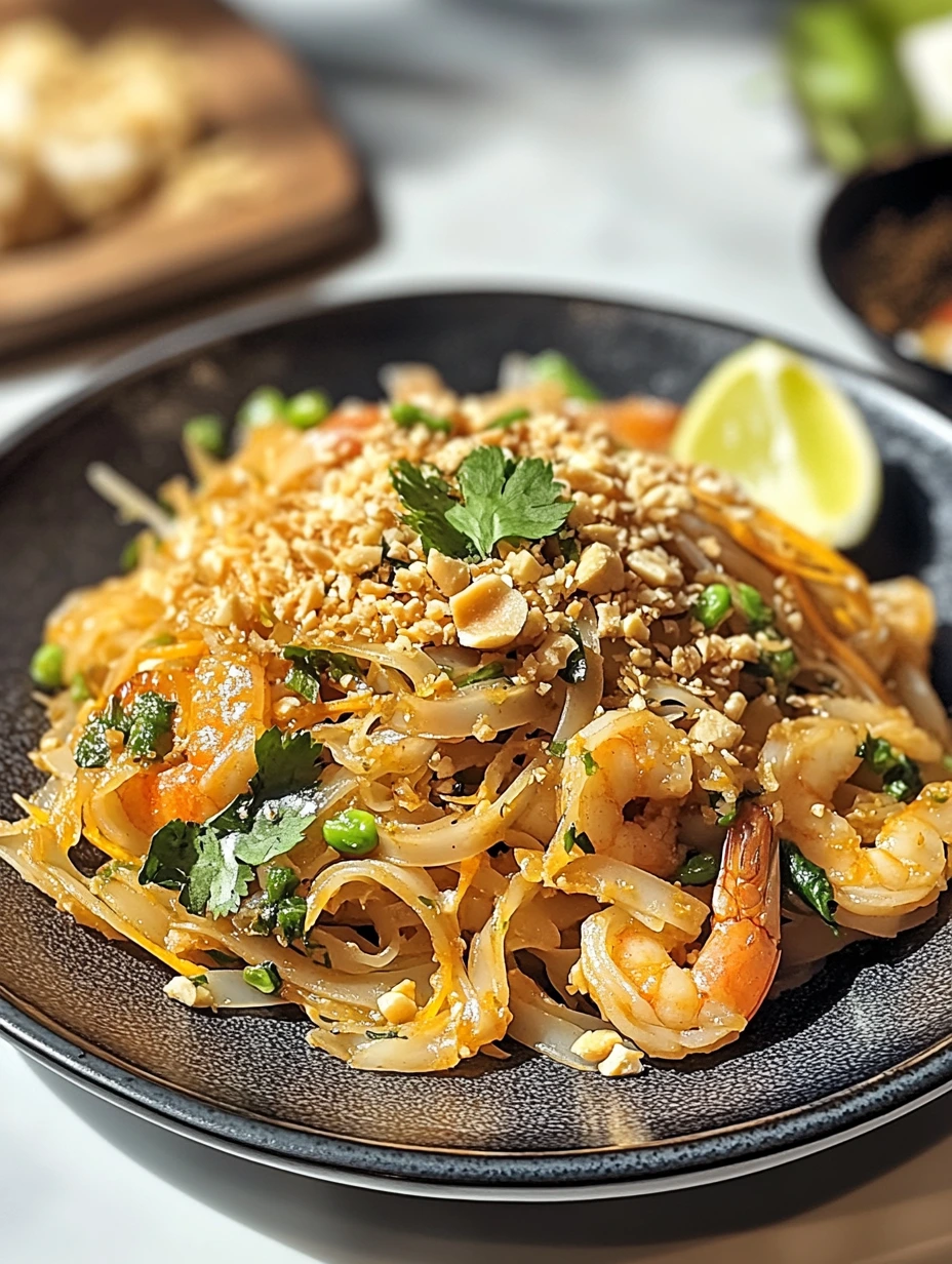 Pad Thaï Paléo aux crevettes