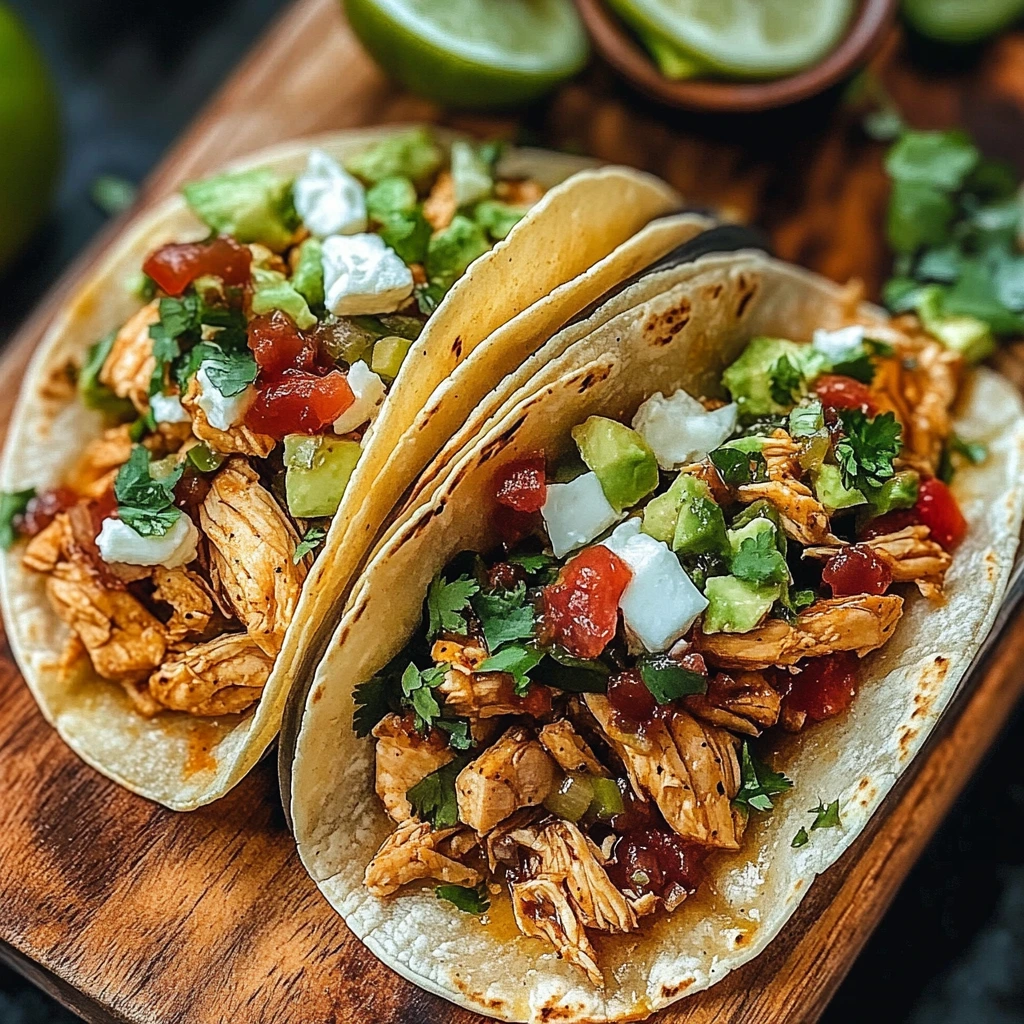 Tacos au Poulet à la mijouteuse