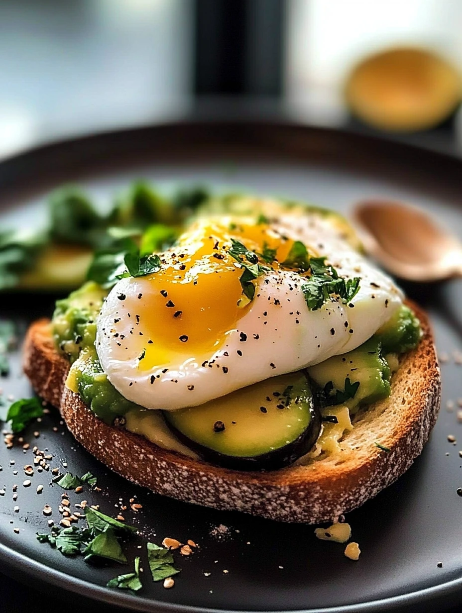 Toast à l’avocat et œuf poché rapide