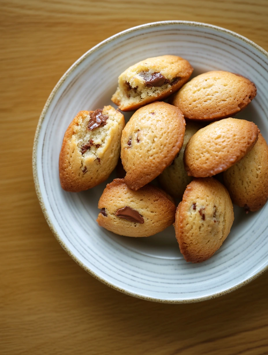 Madeleines aux chocolat