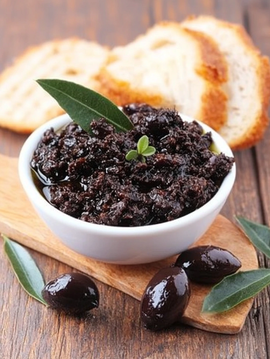 Tapenade d'olives noires rapide