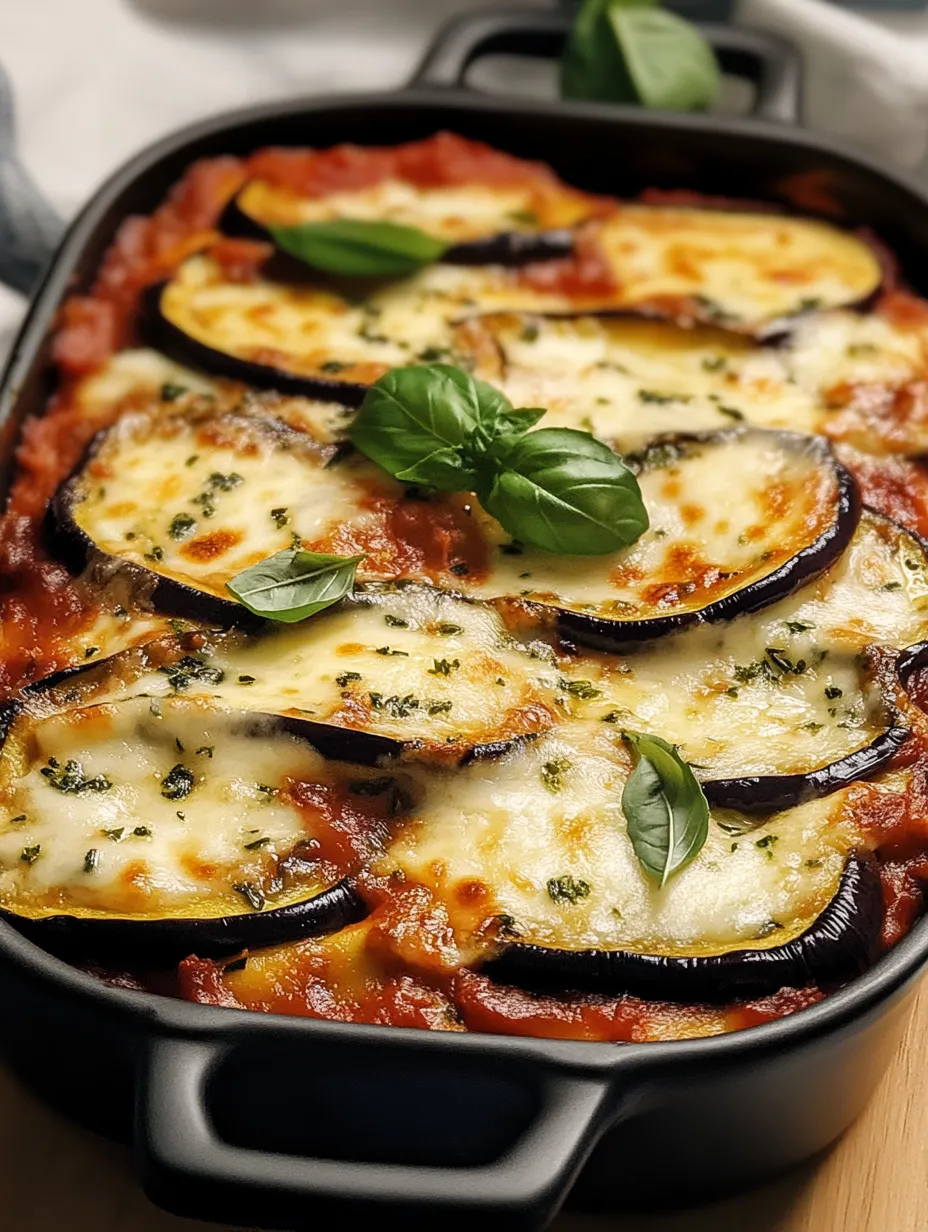 Lasagnes aubergines courgettes dorées
