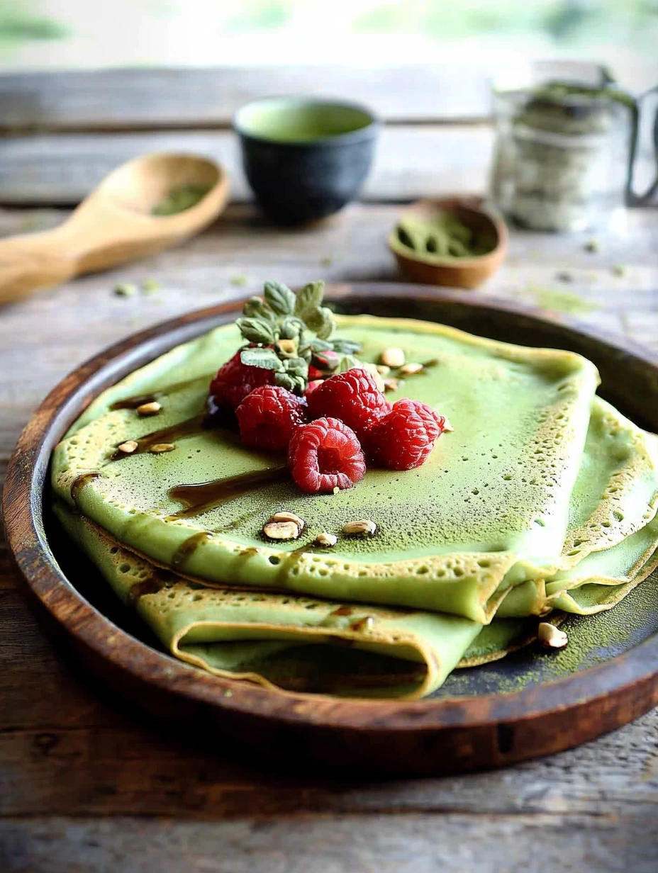 Crêpes au matcha, recette facile