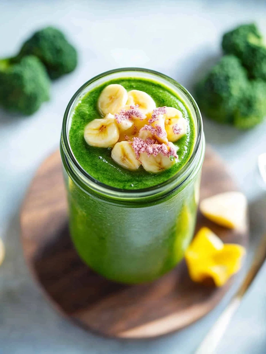 Un verre Smoothie vert détox