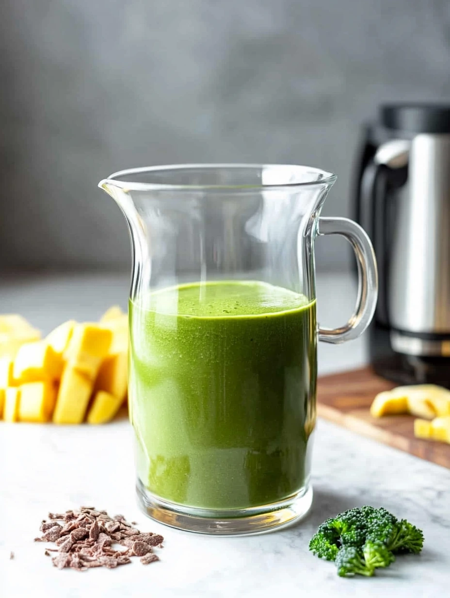 Smoothie vert détox, recette facile