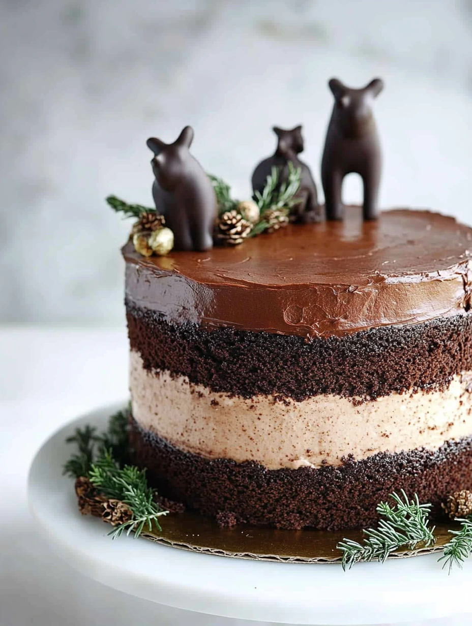 Layer cake au chocolat healthy