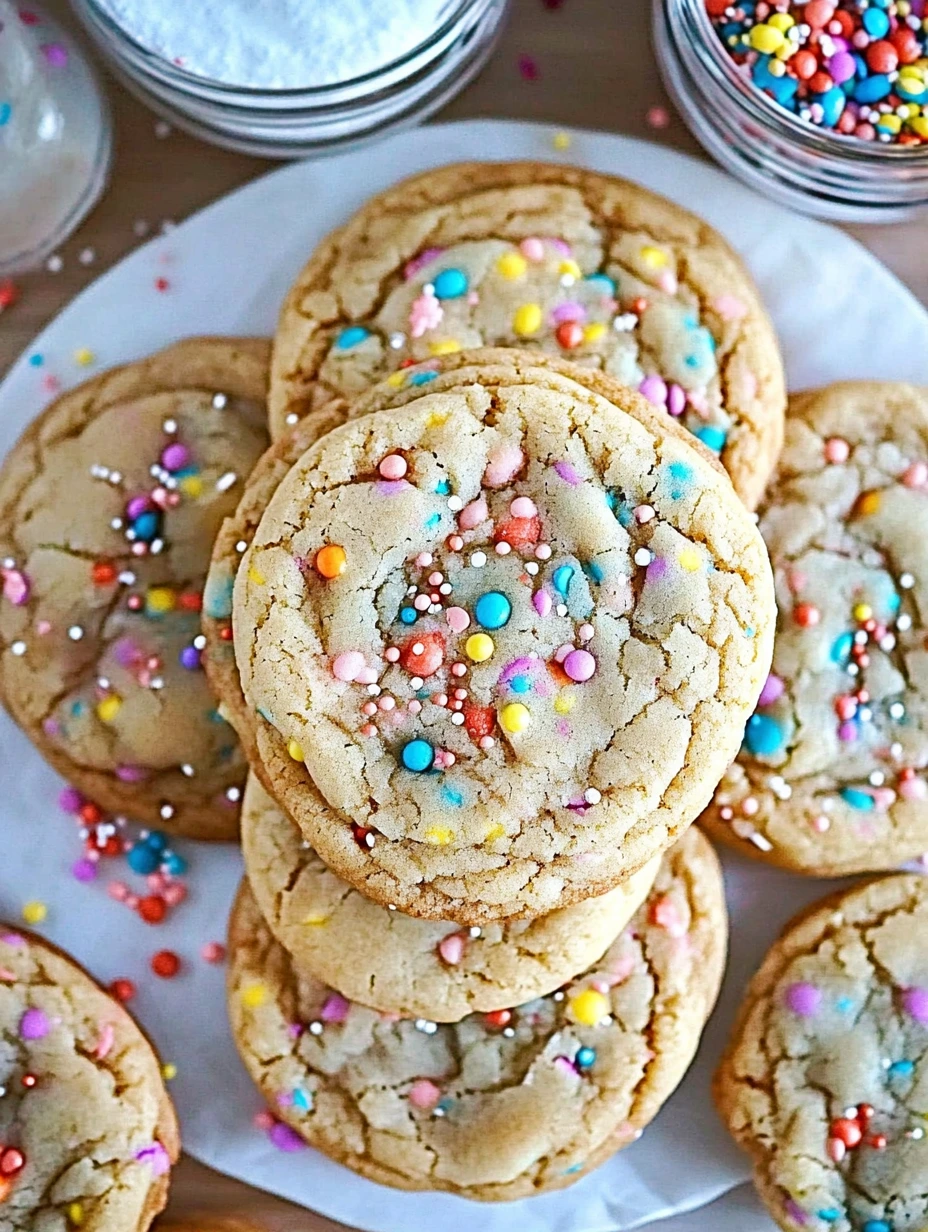 Cookies confettis, recette sucré