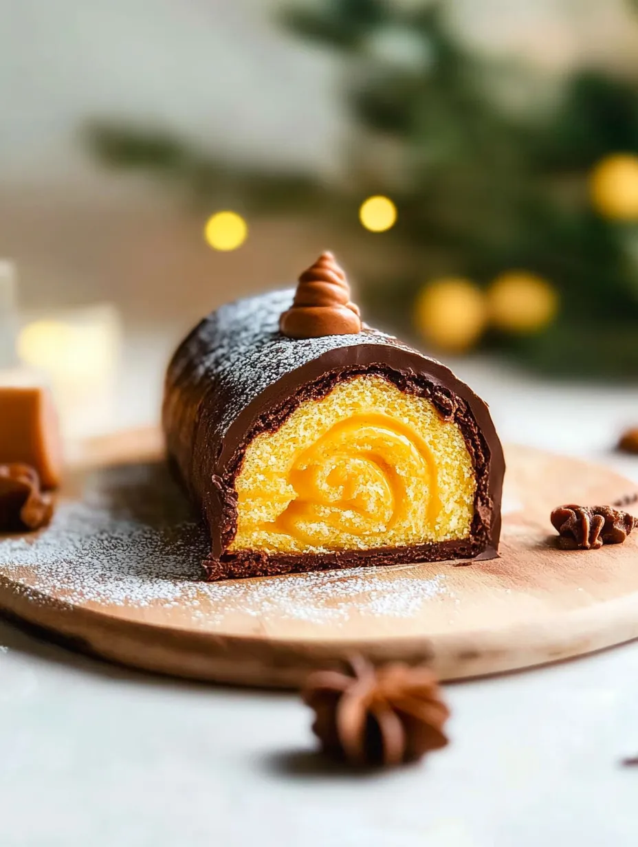 Bûche mangue-chocolat, un régale pour la bouche