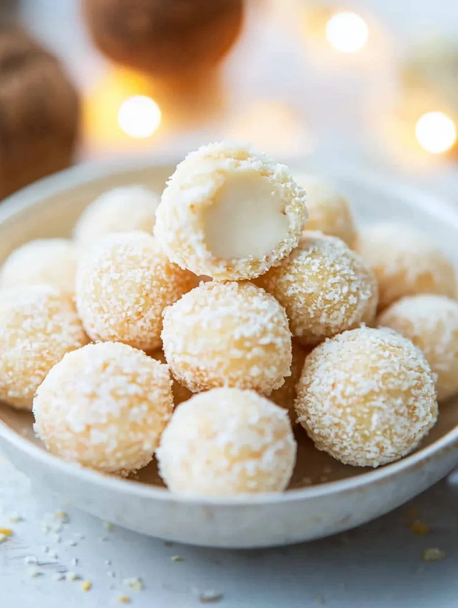 Boules à la noix de coco façon Raffaello