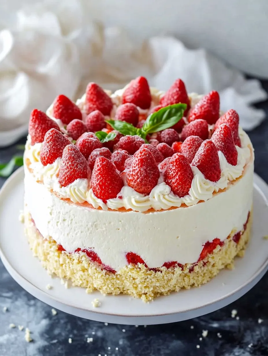 Fraisier maison, recette familiale