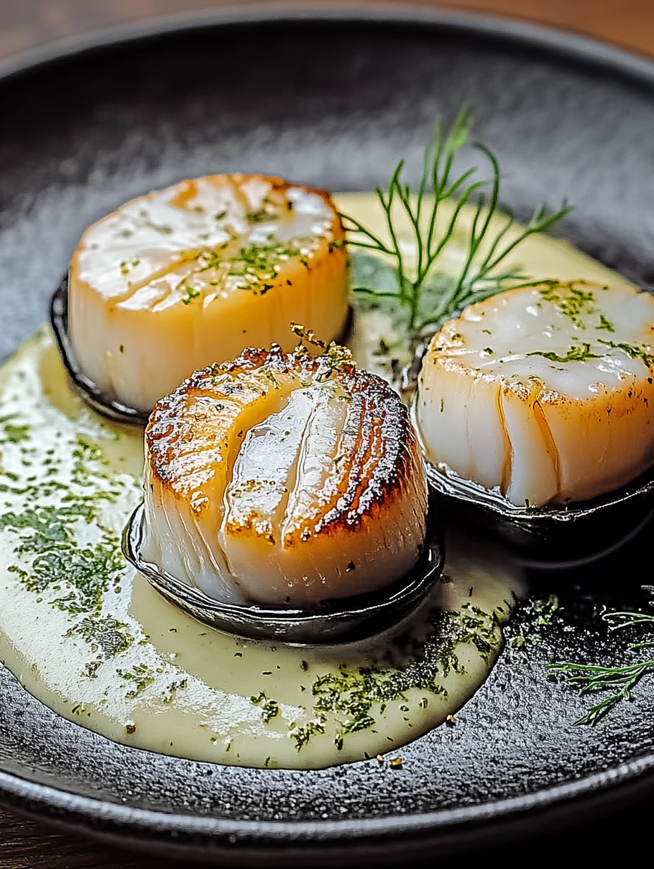 Coquilles Saint-Jacques aneth, recette saine