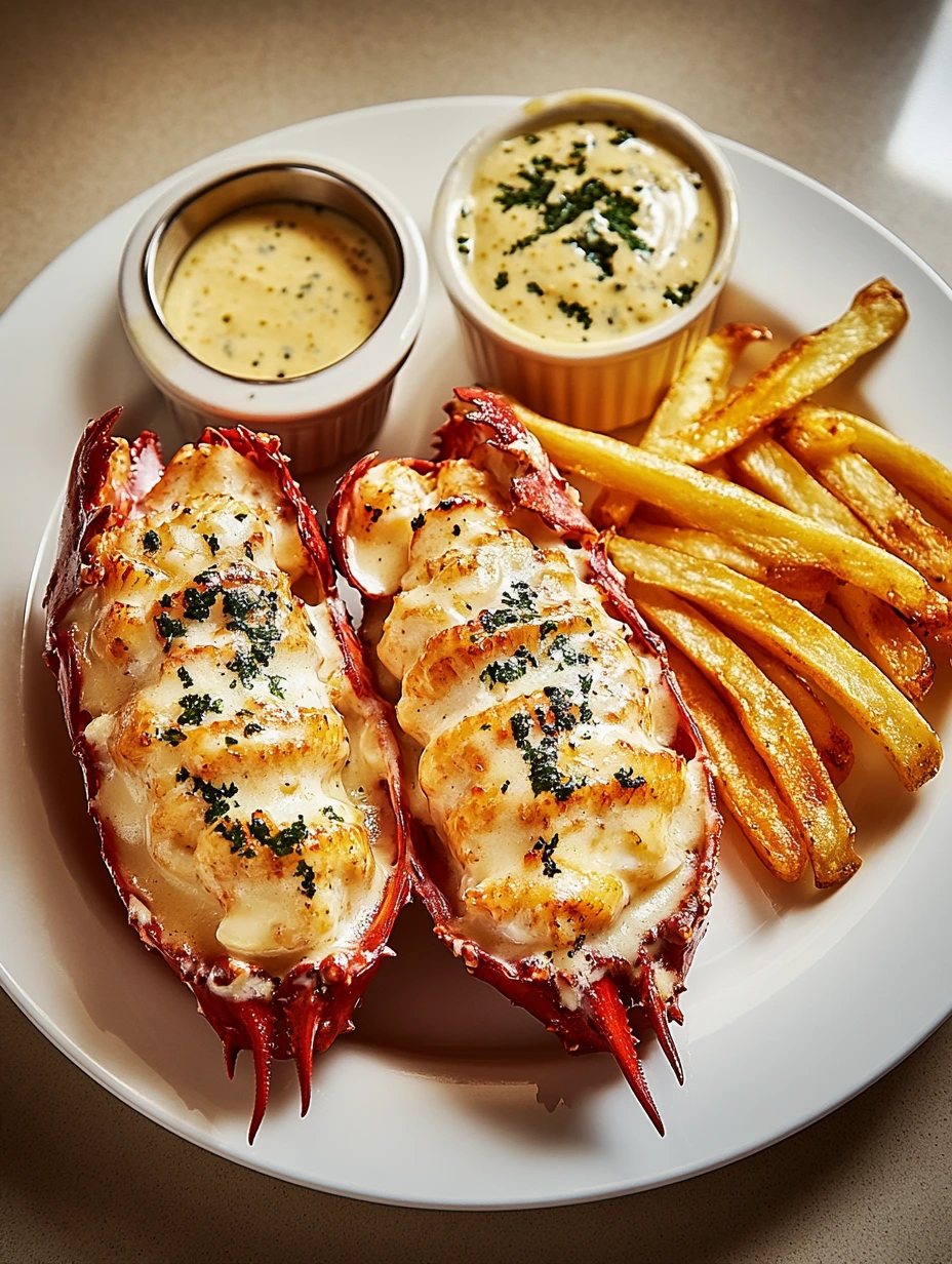 Deux Homard Thermidor avec Frites