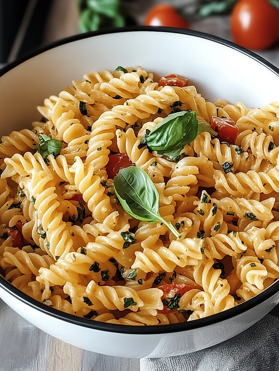 Pasta féta avec herbes