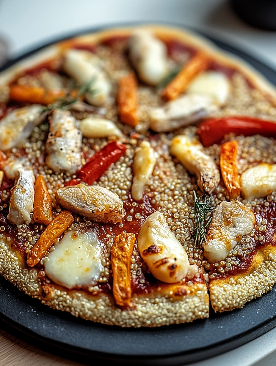 Pizza Quinoa aux Légumes