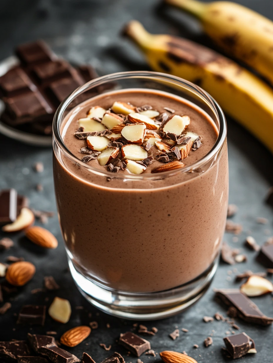 smoothie banane chocolat facile