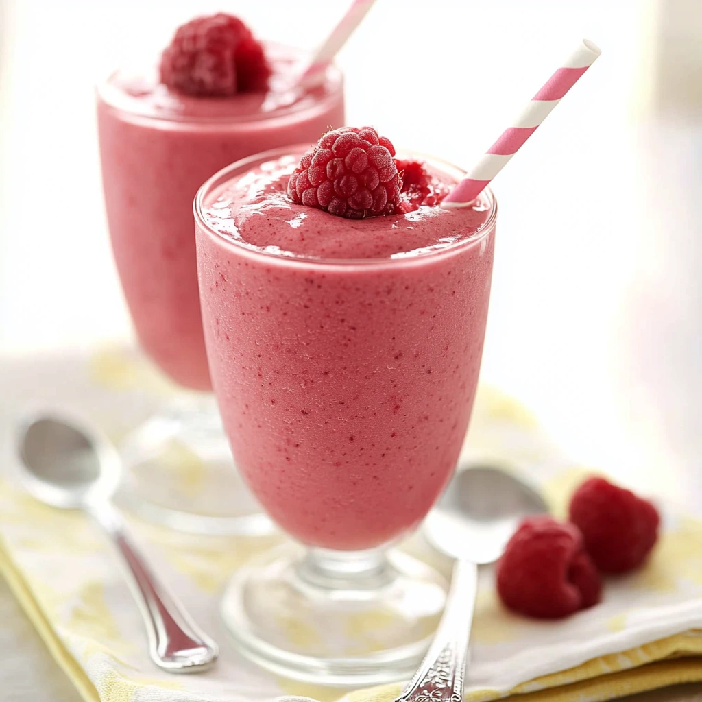 Smoothie framboise coco