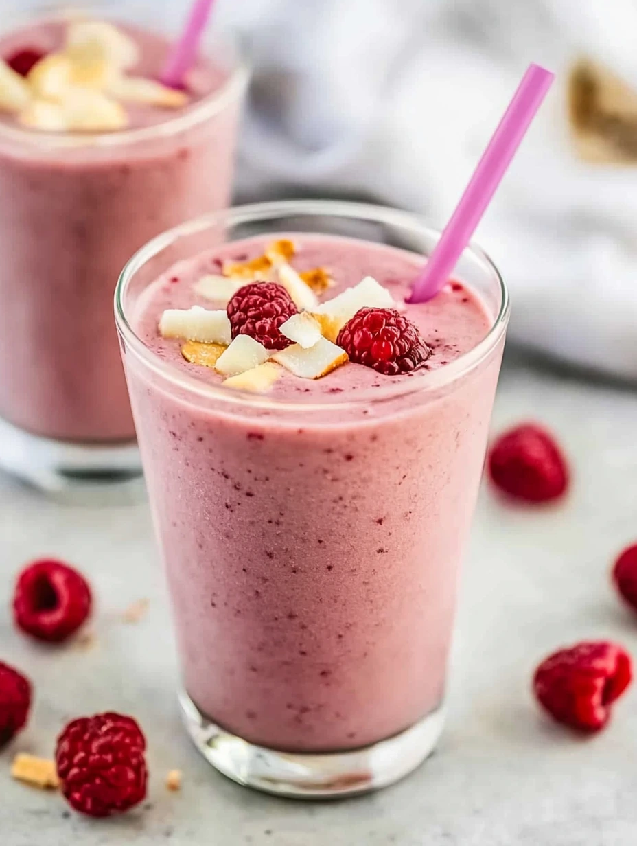 Smoothie frais framboise