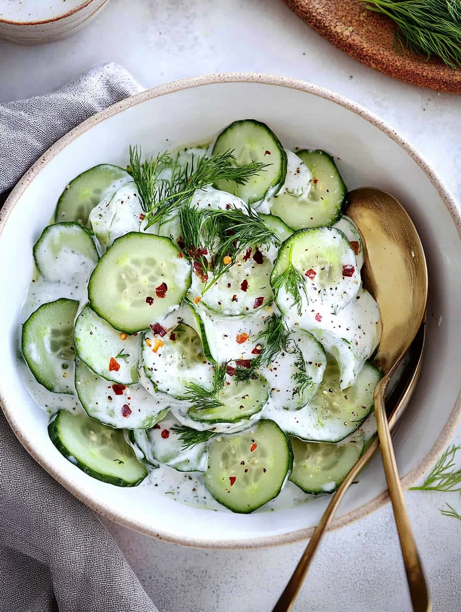 Salade concombre aneth