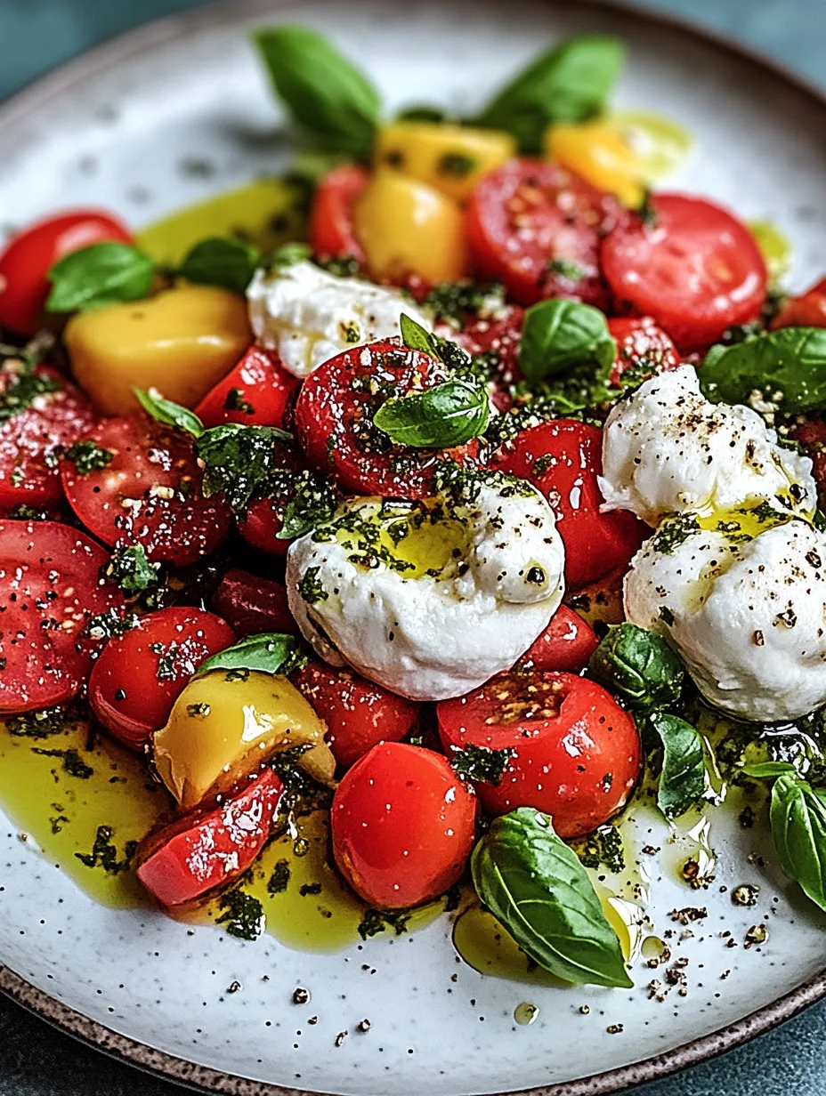 Recette de Salade des Fraises, Pastèque et Burrata