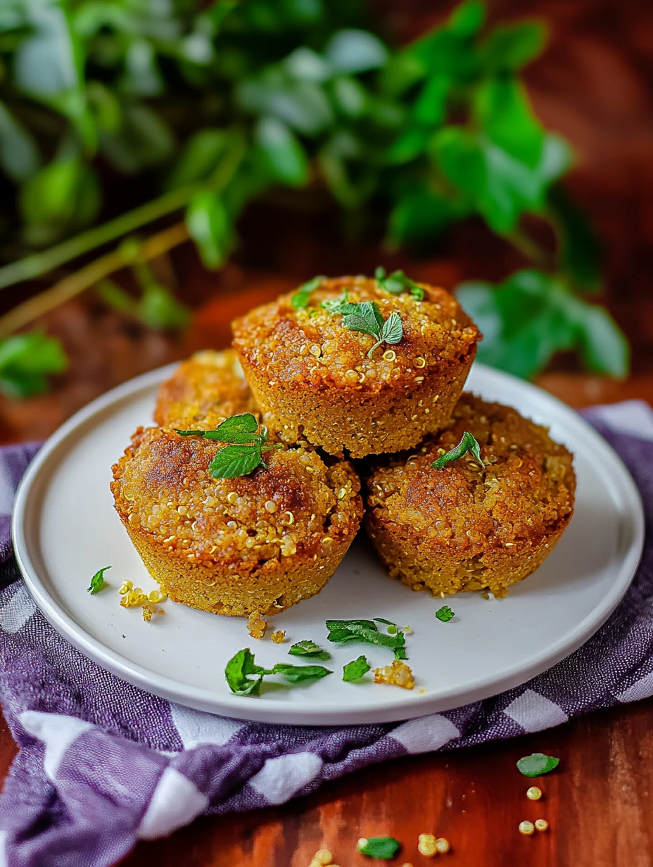 Muffin au quinoa et chou-fleur fait maison