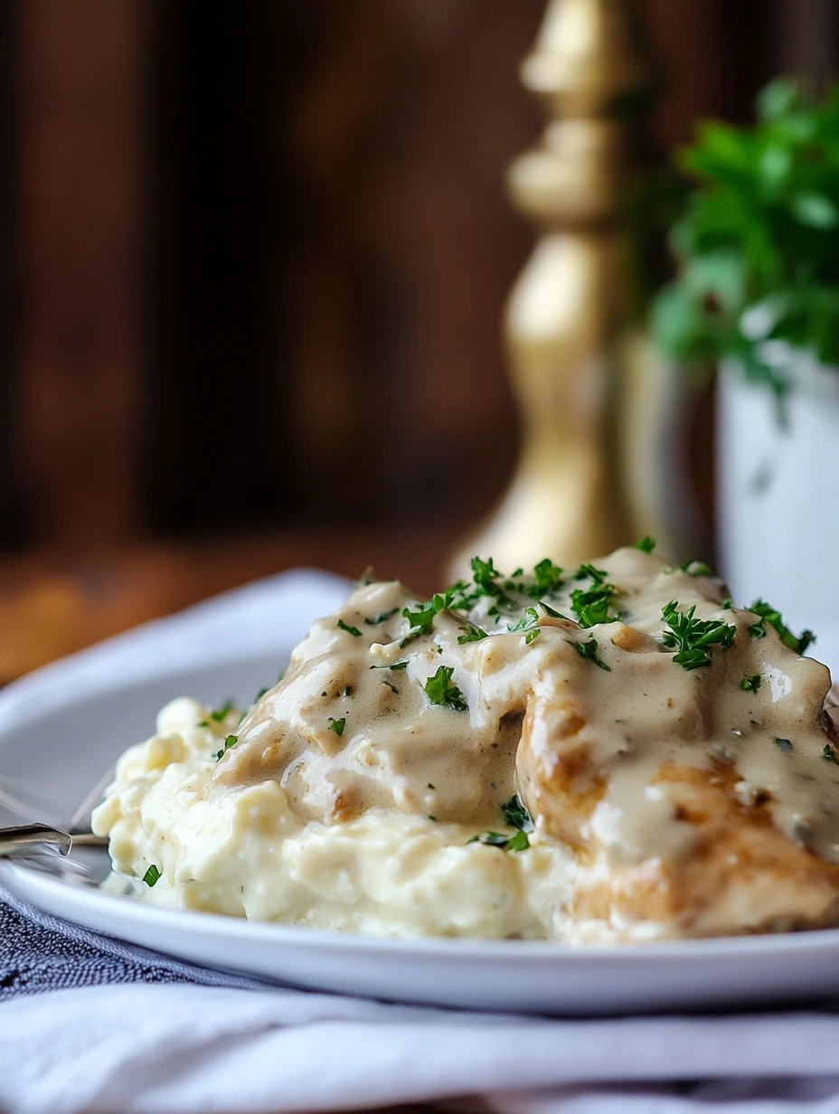 Poulet au roquefort