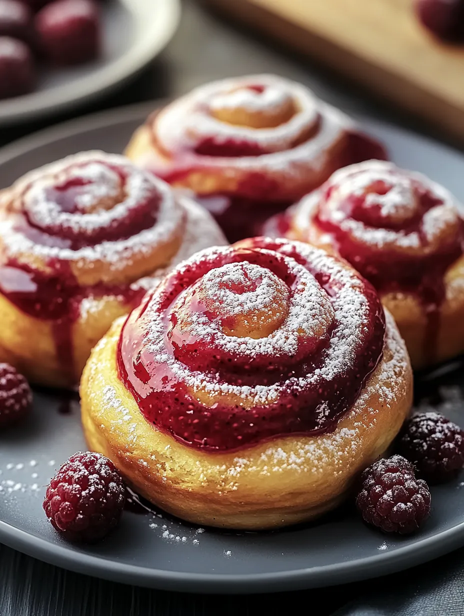 Spirales framboise et cannelle maison