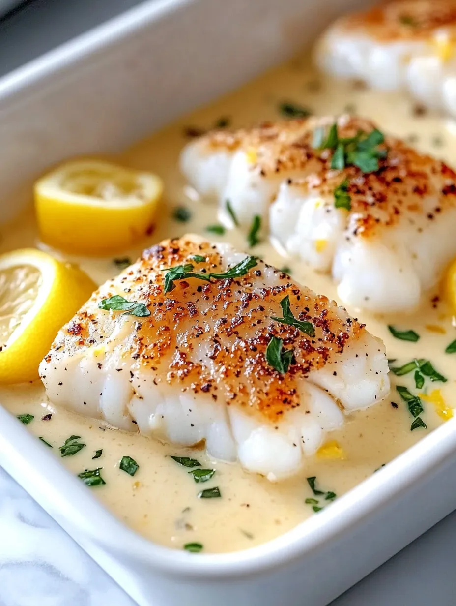 Plat de Cabillaud au lait de coco-citron tout crémeux