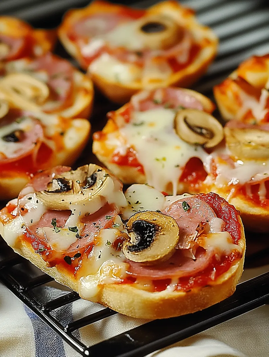 Petits Croques Pizza maison prêts en un rien de temps, rapides et ultra gourmands