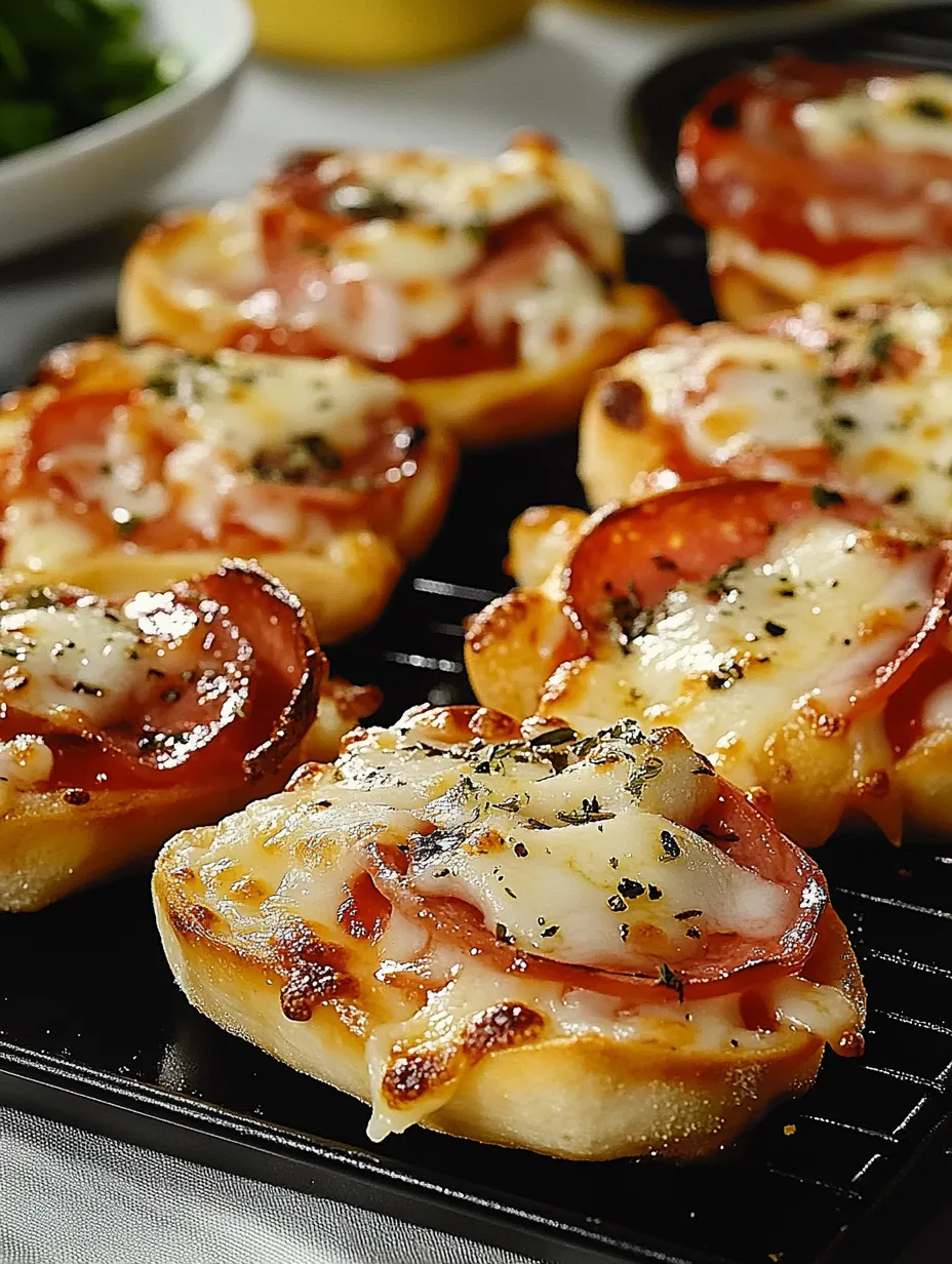 Petits Croques Pizza façon fusion, rapide et ultra savoureux