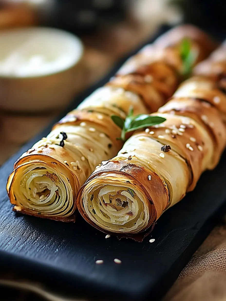 Cigares de Courgette au Chèvre Frais et Pignons