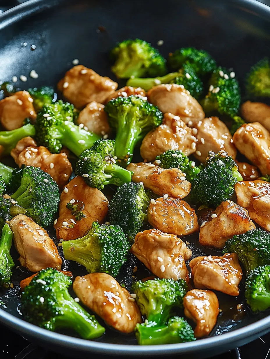 Sauté de Poulet et Brocoli - Recette asiatique rapide et saine