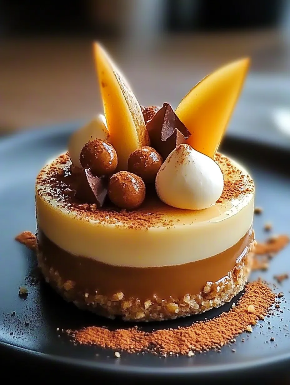 Entremet Poire et Speculoos - Dessert élégant aux saveurs d'automne