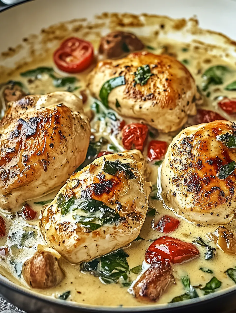 Poulet crémeux inspiré de la Toscane - prêt en quelques minutes