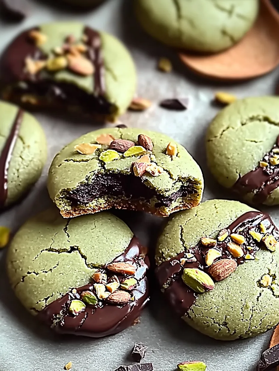 Biscuits Moelleux Pistache et Chocolat Noir - Délice Facile