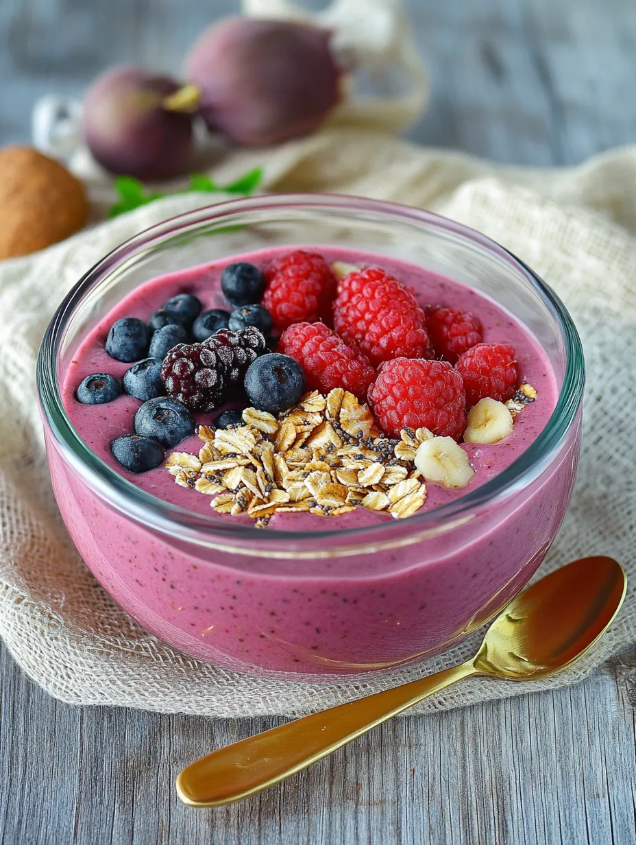 Un bol de yogourt avec des fruits et des graines.